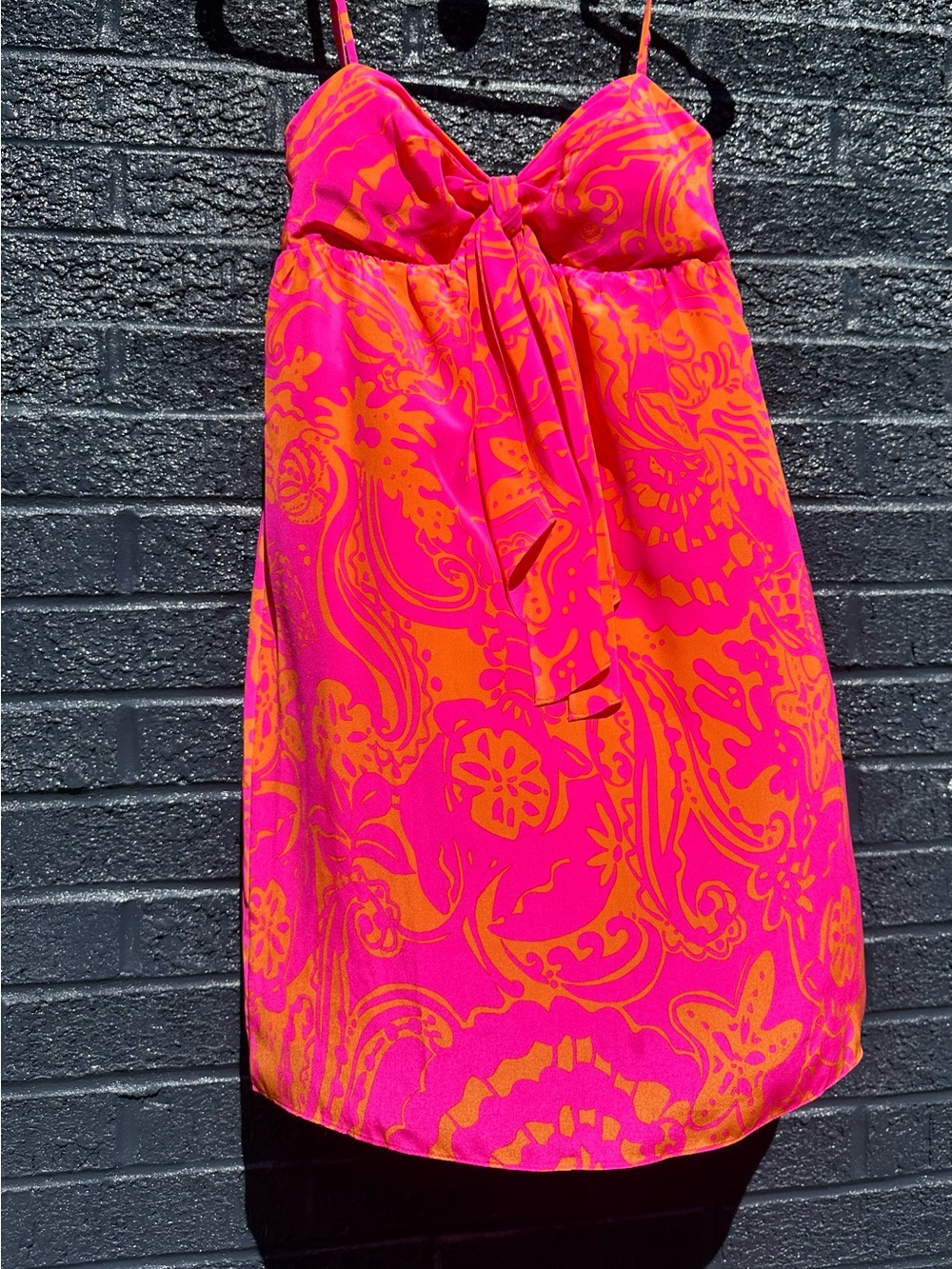 Lilly Pulitzer Silk Charlotte Dress in Pop Pink
